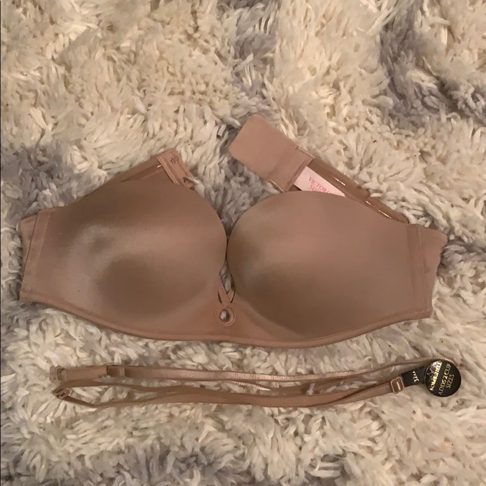 Victoria Secret Bombsell strapless Bra size 32AA